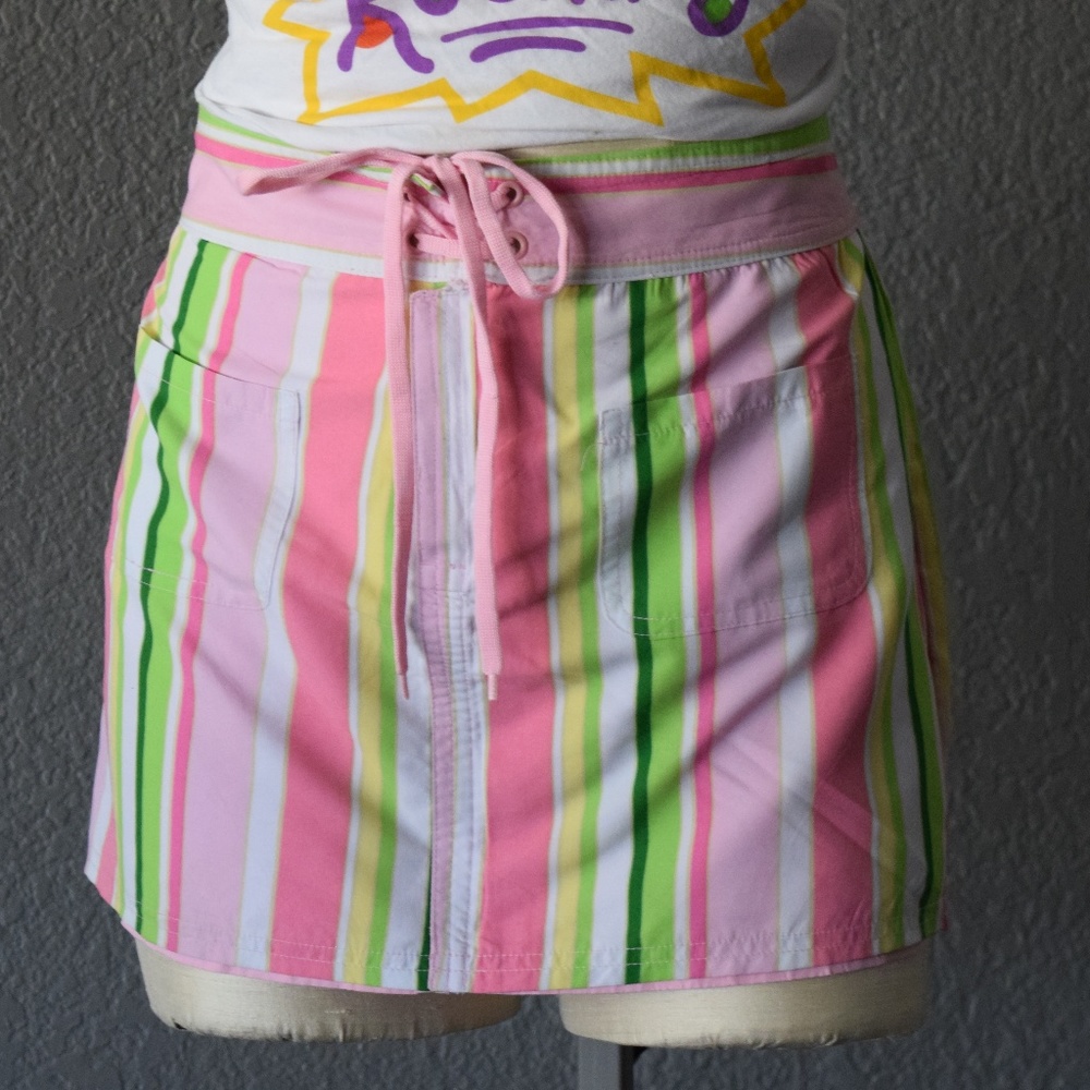 Reversible Striped OR Pink skirt